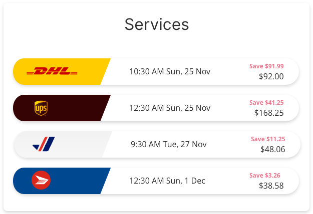 Service rates