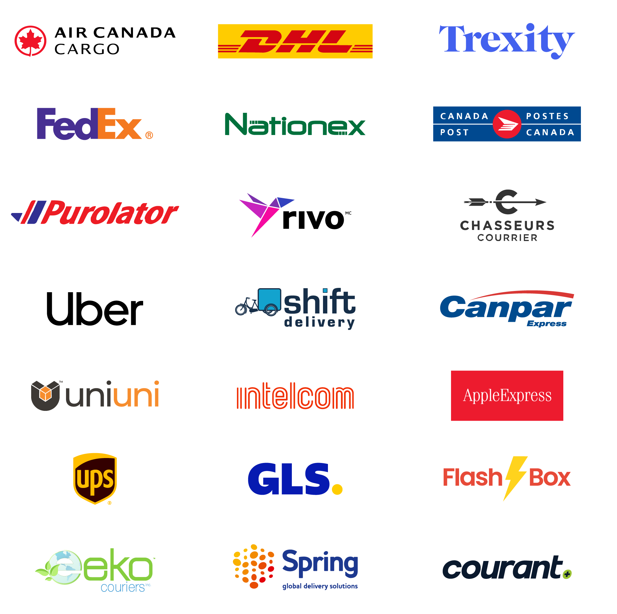 Provider logos